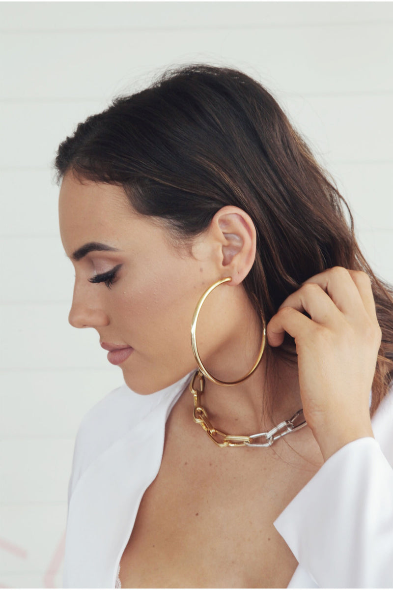 CISCO HOOP MEDIUM [GOLD]