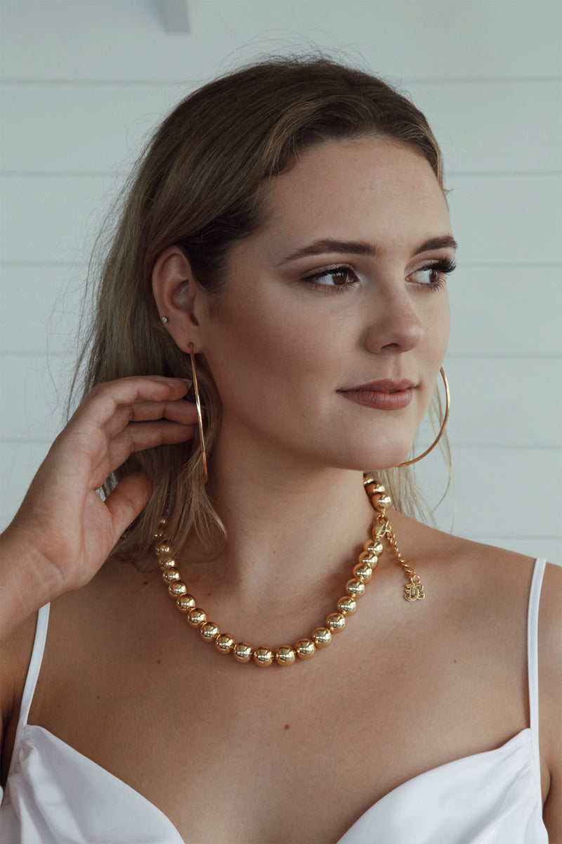 CISCO HOOP THIN [GOLD]