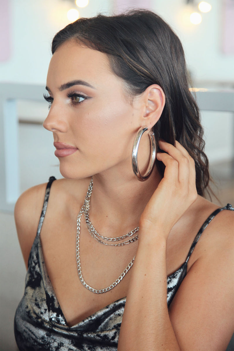 CISCO HOOP THICK [SILVER]